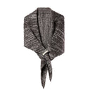 French Retro Floral Perforated Triangle Scarf Shawl for Women Winter Fashionable Versatile Warm Neck Protector Outerwear