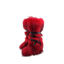 Women's Faux Fur Snow Boots with Side Zipper, Comfortable Warm Booties for Winter Outdoor, Trendy Fashionable Long Footwear