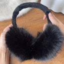 Fashion Soft Faux Fur Ear Warmer Winter Earmuffs For Women Men Solid Color Earflap Outdoor Cold Protection Ear-Muffs Ear Cover