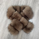 Skin Friendly Winter Faux Fur Scarf Windproof Soft Texture Thick Warm Neck Warmer Thermal Insulation Cozy Fit