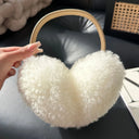 Plush Ear-Muffs Winter Accessories Ear Warmer Wool Fur Earmuffs Woman Ear Defenders Ear Muff Fashion Outdoor Sports Earflap