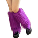 Fashion Faux Fur Furry Leg Warmers 40cm Japanese Style Lolita Boots Cover Soft Y2K Knee High Girls Socks Spicy Girls
