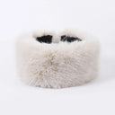 New Faux Fur Empty Hat Thicken Soft Travel Brimless Hat Winter Warm Ear Protection Headband Cover