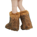 Cross-Border European and American Style High Boots for Women, Winter Warm Snow Boots, Thickened Non-Slip Shibuya Furry Mid-Calf Boots, Unique and Fashionable