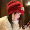 Winter Hats for Women, Christmas Atmosphere, Woolen Hats, Large Hats, Small Knitted Hats, Cute and Sweet Pile Hats
