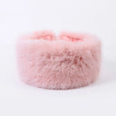 New Faux Fur Empty Hat Thicken Soft Travel Brimless Hat Winter Warm Ear Protection Headband Cover