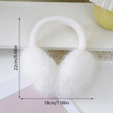 Fashion Soft Faux Fur Ear Warmer Winter Earmuffs For Women Men Solid Color Earflap Outdoor Cold Protection Ear-Muffs Ear Cover