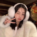 Fashion Soft Faux Fur Ear Warmer Winter Earmuffs For Women Men Solid Color Earflap Outdoor Cold Protection Ear-Muffs Ear Cover
