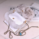 Fox Fur Women's Bags For Woman 2026 New Natueal Fox Fur Luxury Bags Designers Crossbody Bags Plush Women's Shoulder Bag