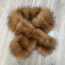 Skin Friendly Winter Faux Fur Scarf Windproof Soft Texture Thick Warm Neck Warmer Thermal Insulation Cozy Fit