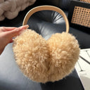 Plush Ear-Muffs Winter Accessories Ear Warmer Wool Fur Earmuffs Woman Ear Defenders Ear Muff Fashion Outdoor Sports Earflap