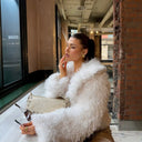Short Coats Women Faux Fur Jackets Turn Down Collar Coat Casual Thick Warm Y2k Streetwear Jacket Elegant Work Autumn Winter