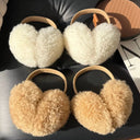 Plush Ear-Muffs Winter Accessories Ear Warmer Wool Fur Earmuffs Woman Ear Defenders Ear Muff Fashion Outdoor Sports Earflap