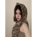 Grunge Scarf Net Scarf Sunblock Punk Hip-hop Streetwear Scarves Harajuku Subculture Woemn Summer Outdoors Mesh Net Headscarf