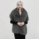 Simple Faux Rabbit Fur Imitation Mink Fur Scarf Thicken Neck Warmer Plush Scarf Long Pure Color Women Winter Scarves Cold Proof