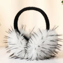 Comfortable Ear Cap Imitation Fur Earmuffs Solid Color Thicken Foldable Ear Cover Ear Warmers Cold Proof Winter Earmuffs Female