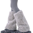 Women's Faux Fur Leg Warmers Fall Winter Warm Soft Foot Cover Boot Cuffs Party Costume Accessory