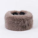 New Faux Fur Empty Hat Thicken Soft Travel Brimless Hat Winter Warm Ear Protection Headband Cover