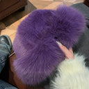Fashion Faux Fox Fur Thicken Warm Hats for Women Lady Windproof Russian Hat Ear Protection Bonnet Caps Winter Warm Snow Ski Cap