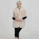 Simple Faux Rabbit Fur Imitation Mink Fur Scarf Thicken Neck Warmer Plush Scarf Long Pure Color Women Winter Scarves Cold Proof