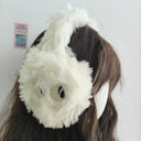 Winter Cute Plush Cartoon Earmuffs Funny Fun Kawaii Anime Around The Ear Muffs Thickened Furry Ear Protection Warm Ear Sets