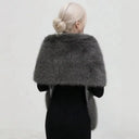 Simple Faux Rabbit Fur Imitation Mink Fur Scarf Thicken Neck Warmer Plush Scarf Long Pure Color Women Winter Scarves Cold Proof