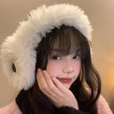 Winter Cute Plush Cartoon Earmuffs Funny Fun Kawaii Anime Around The Ear Muffs Thickened Furry Ear Protection Warm Ear Sets