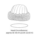 Vertical Texture Striped Fur Hat Fleece Lining Windproof Plush Trapper Hats Thermal Insulation Faux Fur Brim Puffy Bucket Cap