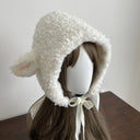 Faux Fur Plush Cute Girls Reindeer Leg Warmers Kawaii Furry Boots Socks Cover Gothic Punk  High Boots Socks Performance Costume
