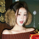 Vintage Faux Mink Fur Earmuffs for Women Y2k Plush Cold Protection Wind-proof Ear Cover Men Winter Thicken Keep Warm Earplugs