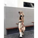 Grunge Scarf Net Scarf Sunblock Punk Hip-hop Streetwear Scarves Harajuku Subculture Woemn Summer Outdoors Mesh Net Headscarf