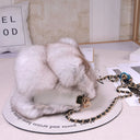 Fox Fur Women's Bags For Woman 2026 New Natueal Fox Fur Luxury Bags Designers Crossbody Bags Plush Women's Shoulder Bag