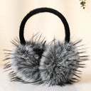 Comfortable Ear Cap Imitation Fur Earmuffs Solid Color Thicken Foldable Ear Cover Ear Warmers Cold Proof Winter Earmuffs Female