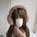 Faux Fur Plush Cute Girls Reindeer Leg Warmers Kawaii Furry Boots Socks Cover Gothic Punk  High Boots Socks Performance Costume