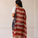 Popular Shawl American Flag Oblong Scarfs Patriotic Stars Pattern Headscarf Muffler Voile Soft Wrap Geometric Stripes Scarf