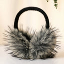 Comfortable Ear Cap Imitation Fur Earmuffs Solid Color Thicken Foldable Ear Cover Ear Warmers Cold Proof Winter Earmuffs Female