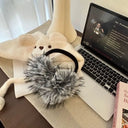 Comfortable Ear Cap Imitation Fur Earmuffs Solid Color Thicken Foldable Ear Cover Ear Warmers Cold Proof Winter Earmuffs Female