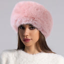 New Faux Fur Empty Hat Thicken Soft Travel Brimless Hat Winter Warm Ear Protection Headband Cover